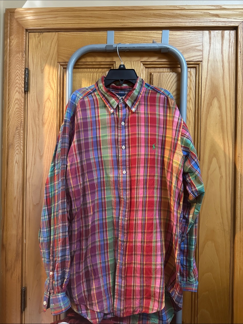 Ralph Lauren Multicolor Plaid Button-Down Shirt - Red, Green, Blue